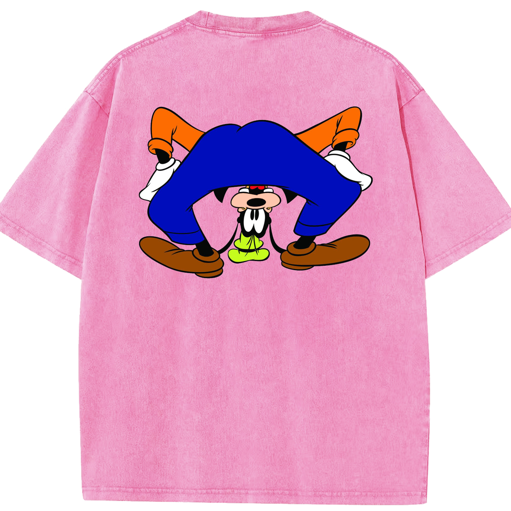 （画像用） ミッキーマウス Mickey Mouse 綿100% ヴィンテージ風 半袖Tシャツ（背面プリント）